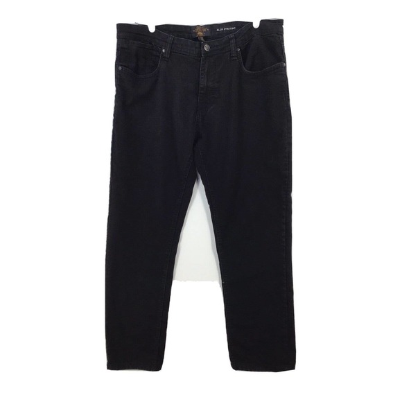 Copper & Oak Jeans Copper Oak Mens Slim Straight Stretch Jeans Size